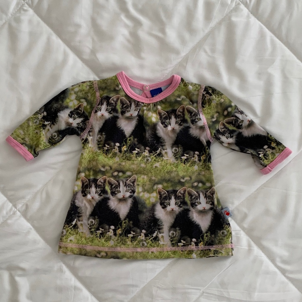 Baby dress w/kitties from Molo